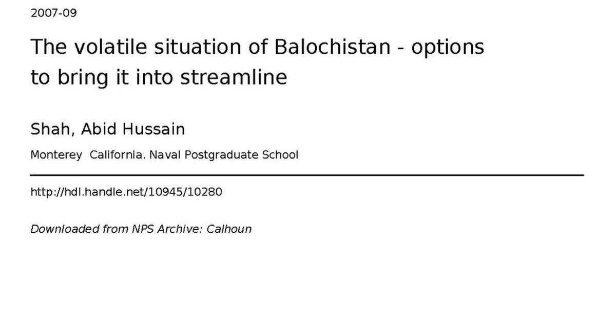 Balochistan Liberation Army
